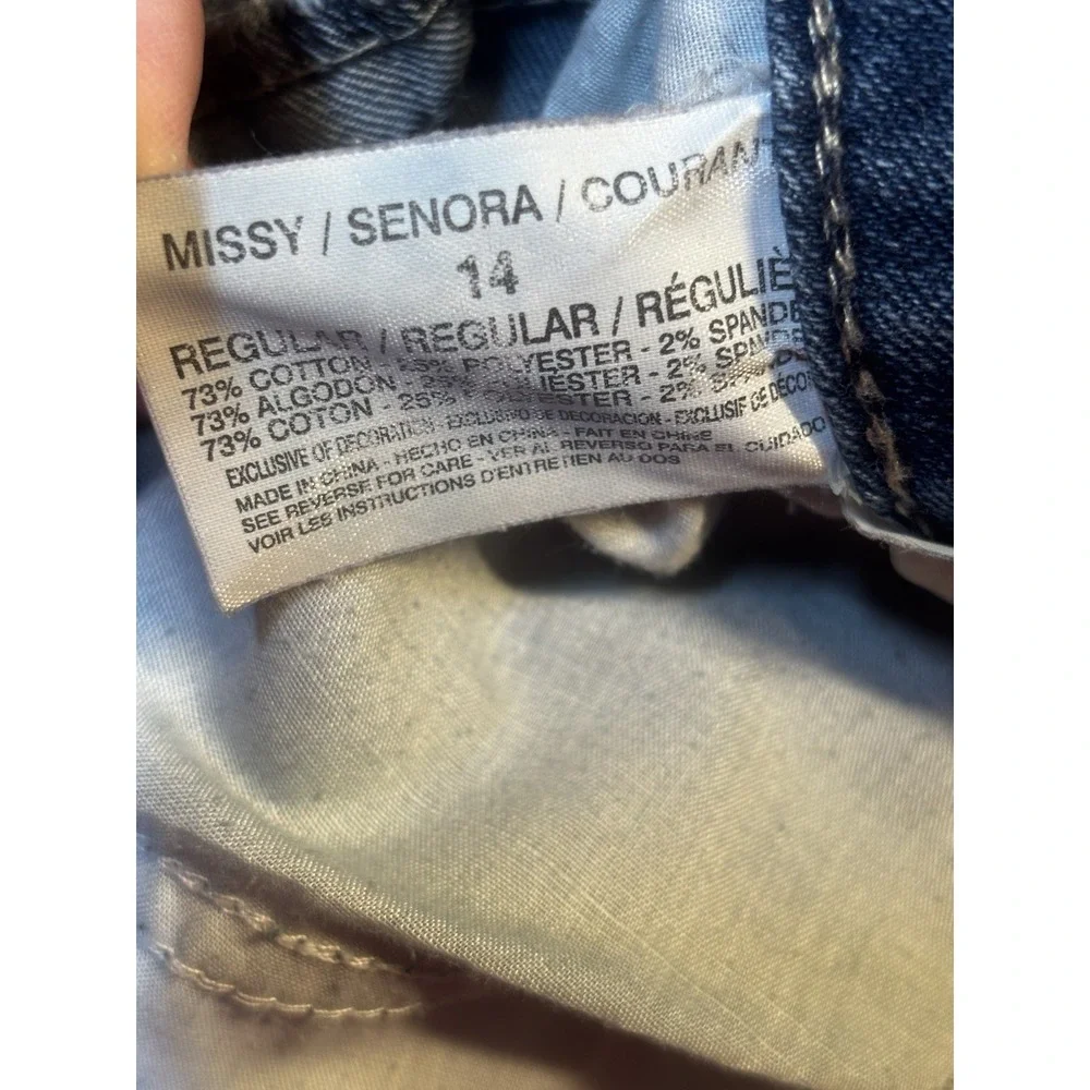 Nine West Jeans Women's Size 32/14 Date‎ Night Fit Studded Pockets Missy